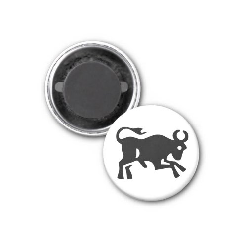 A Lot of Bull visual Black Bovine cattle bbq beef Magnet