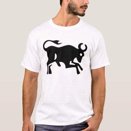 A Lot of Bull visual Black Bovine cattle cow  T_Sh T_Shirt
