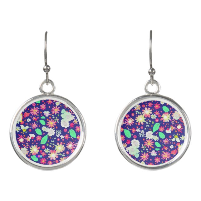 a lot of flower earrings (Front)