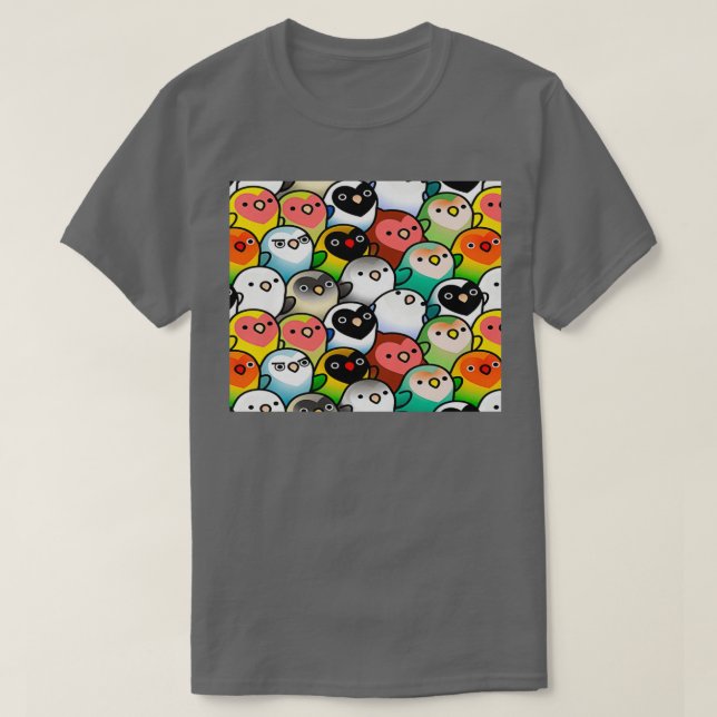 A Lot of Lovebirds T-Shirt (Design Front)