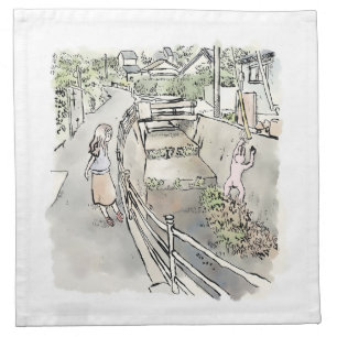 a lottery cloth napkin