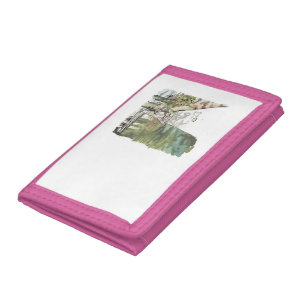 a lottery tri-fold wallet
