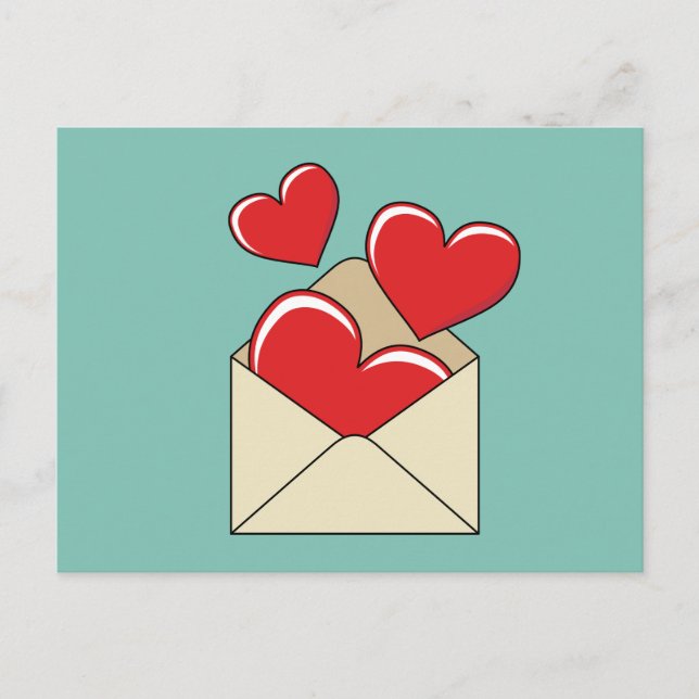 A Love Letter Postcard (Front)