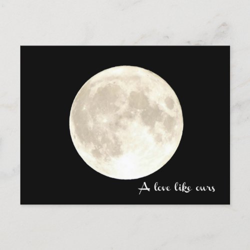 A Love Like Ours Super Blue Moon SD _ postcard