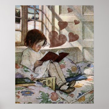 A Love Of Reading Poster by ellesgreetings at Zazzle