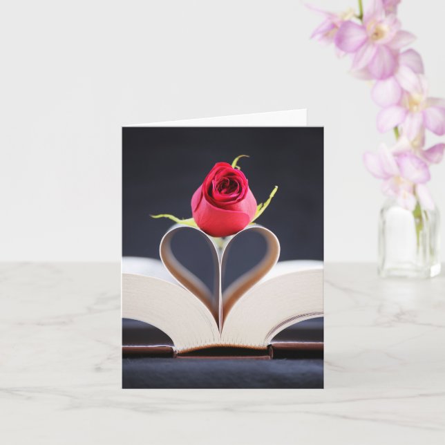 A Love Story Greeting Card (Orchid)