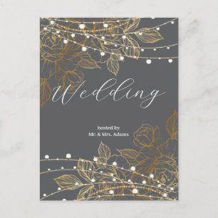 "A Love Story Unfolds: Our Wedding Postcard