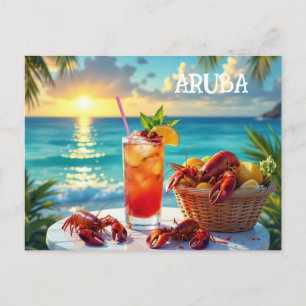 A lovely afternoon in Aruba Holiday Postcard