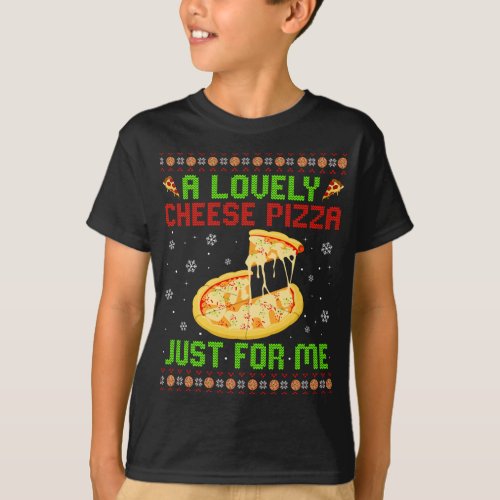 A Lovely Cheese Pizza Funny Ugly Xmas Sweater Just