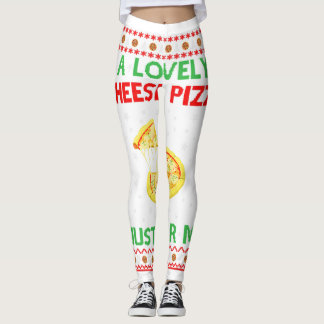 A Lovely Cheese Pizza Shirt Alone Funny Kevin X-Ma Leggings