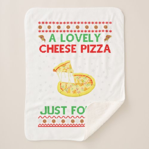 A Lovely Cheese Pizza Shirt Alone Funny Kevin X_Ma Sherpa Blanket