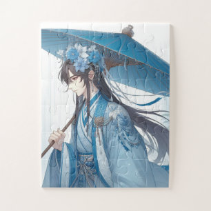 A Lovely Chinese Lord (Oriental Manga Style) Jigsaw Puzzle