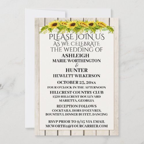 A Lovely Day For A Wedding _ Invitation