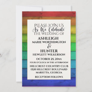 A Lovely Day For A Wedding - Invitation