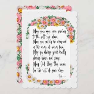 A Lovely Day For A Wedding - See Back Invitation