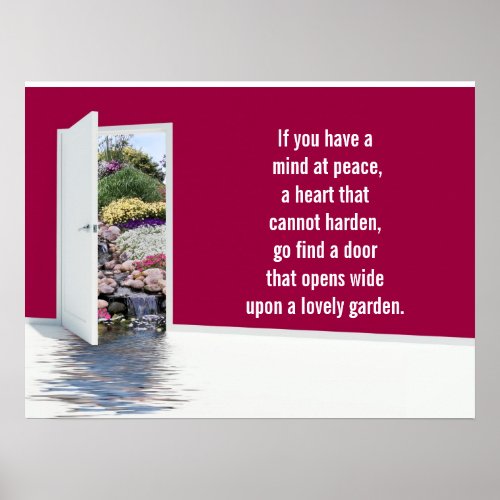 A Lovely Garden Poster