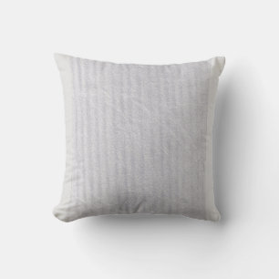 A Lovely gray-lavender pillow with a subtle stripe