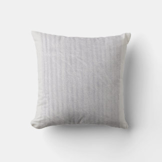 A Lovely gray-lavender pillow with a subtle stripe