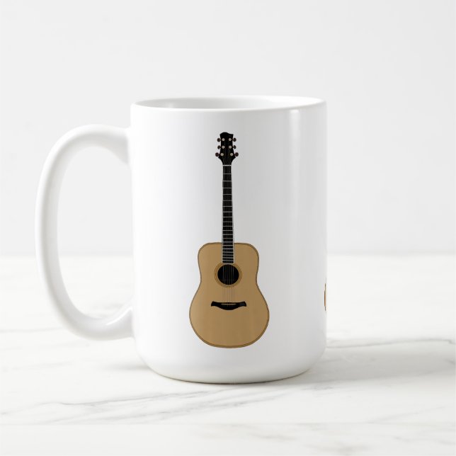 A lovely guitar coffee mug (Left)