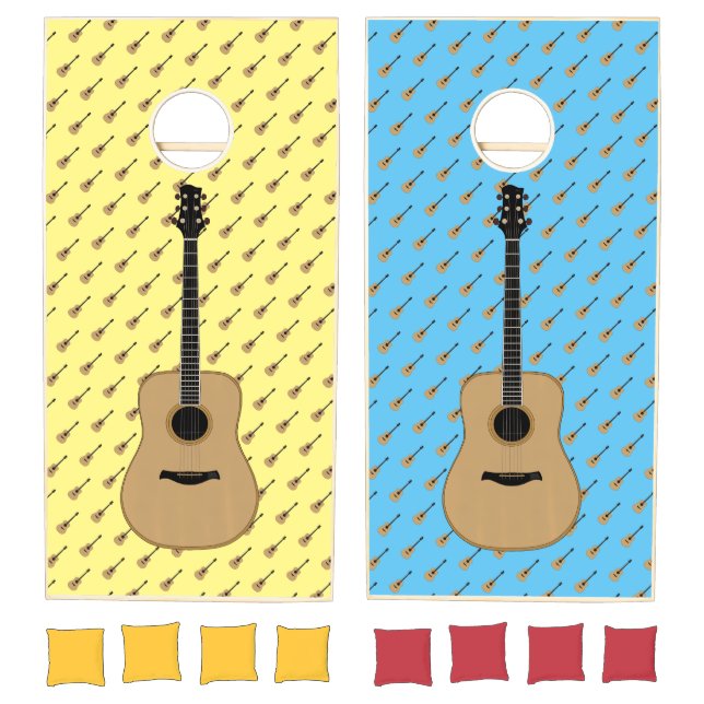 A lovely guitar cornhole set (Set)