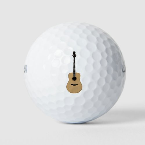A lovely guitar golf balls
