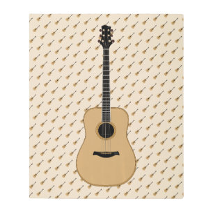 A lovely guitar metal print