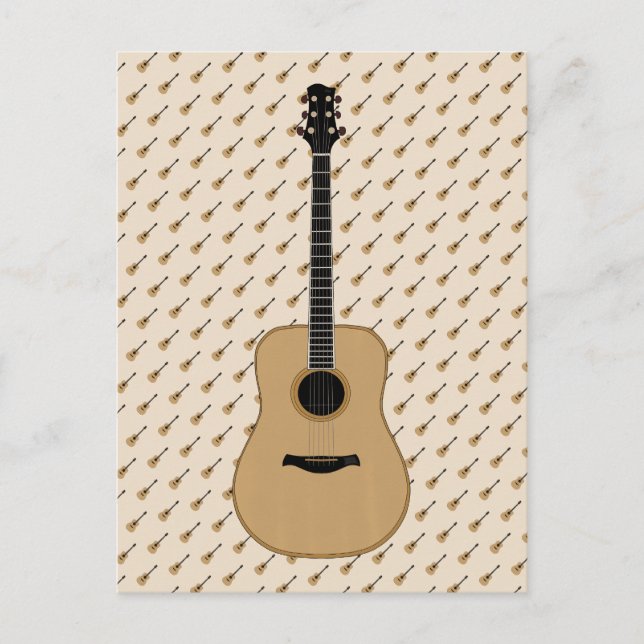 A lovely guitar postcard (Front)