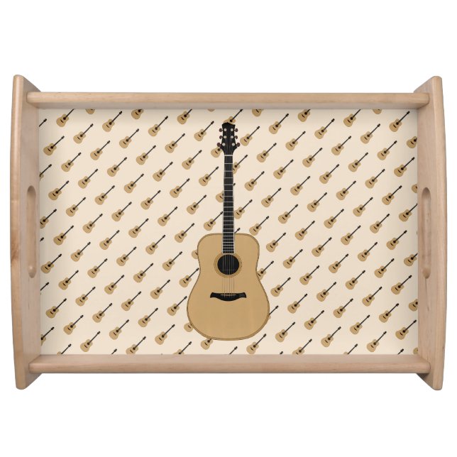 A lovely guitar serving tray (Front)