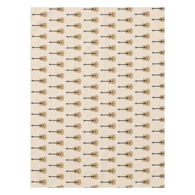A lovely guitar tablecloth (Front)