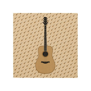 A lovely guitar wood wall art