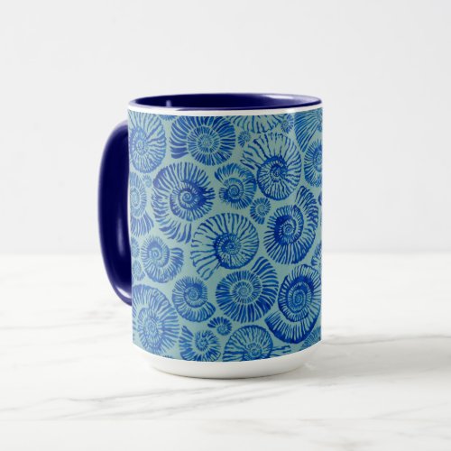 A Lovely Philip Jacobs Fabric Ammonite Mug