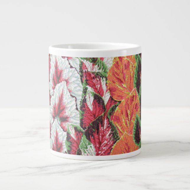 A lovely Philip Jacobs Fabric Begonia Columns Mug (Front)