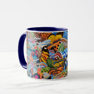 A Lovely Philip Jacobs Fabric Butterfly Wing Mug