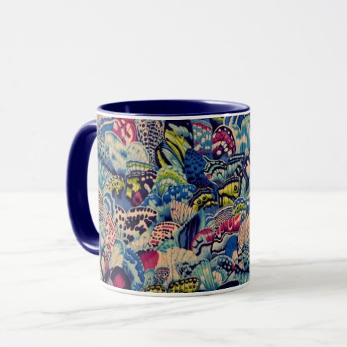 A lovely Philip Jacobs Fabric Butterfly Wing Mug