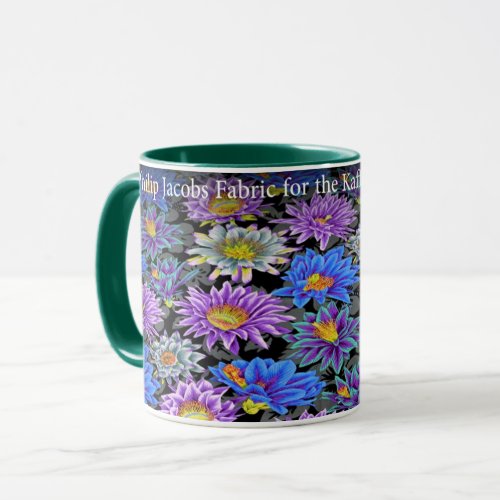 A Lovely Philip Jacobs Fabric Cactus Flower Mug