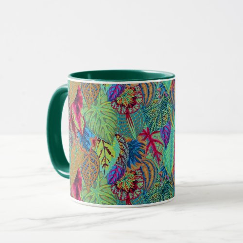 A Lovely Philip Jacobs Fabric Coleus Mug