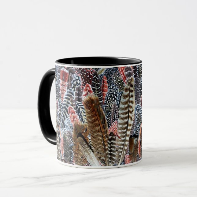 A Lovely Philip Jacobs Fabric Feather Mug (Front Left)