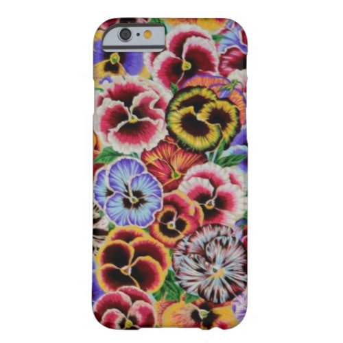 A Lovely Philip Jacobs Fabric Pansy iPhone case
