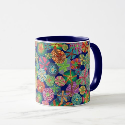 A lovely Philip Jacobs Fabric sand dollar mug