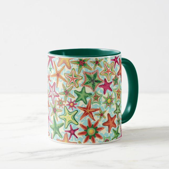 A lovely Philip Jacobs Fabric starfish mug (Front Right)