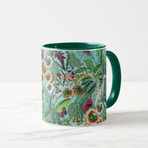 A lovely Philip Jacobs Fabric Tropical Leaves mug