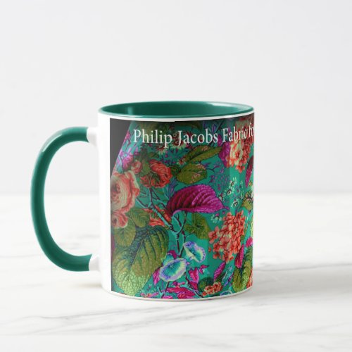 A Lovely Philip Jacobs Rose and Hydrangea Mug