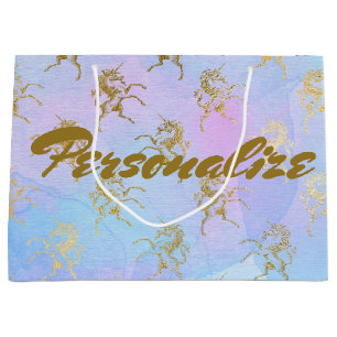 A lovely unicorn large gift bag