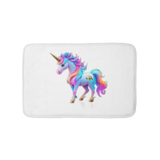 A Lovely Unicorn Sticker 1 Bath Mat