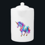 A Lovely Unicorn Sticker 1 Teapot<br><div class="desc">A Lovely Unicorn Sticker 1</div>