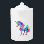 A Lovely Unicorn Sticker 1 Teapot<br><div class="desc">A Lovely Unicorn Sticker 1</div>