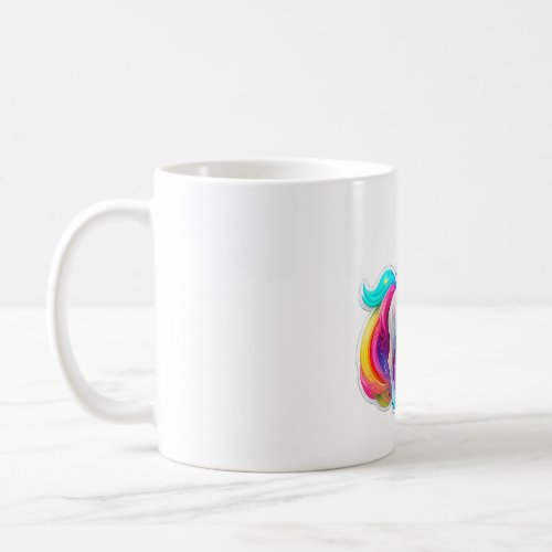 A Lovely Unicorn Sticker 2 Coffee Mug