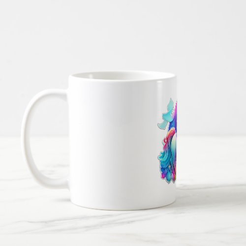 A Lovely Unicorn Sticker  Coffee Mug