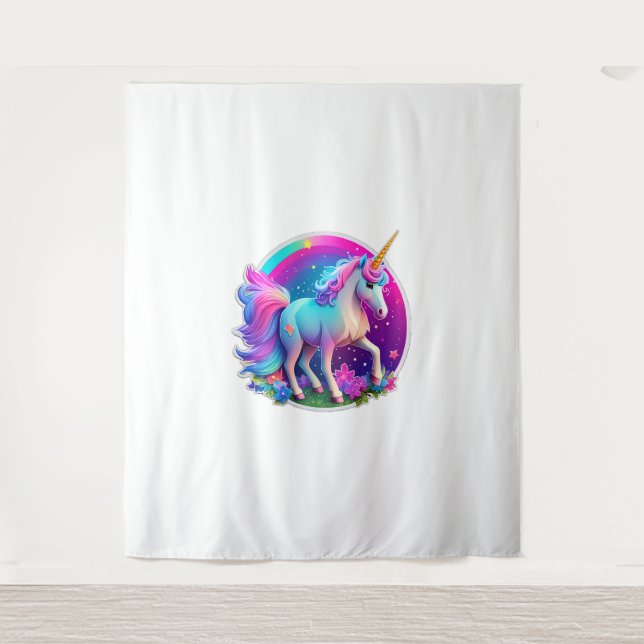 A Lovely Unicorn  Tapestry (Front)