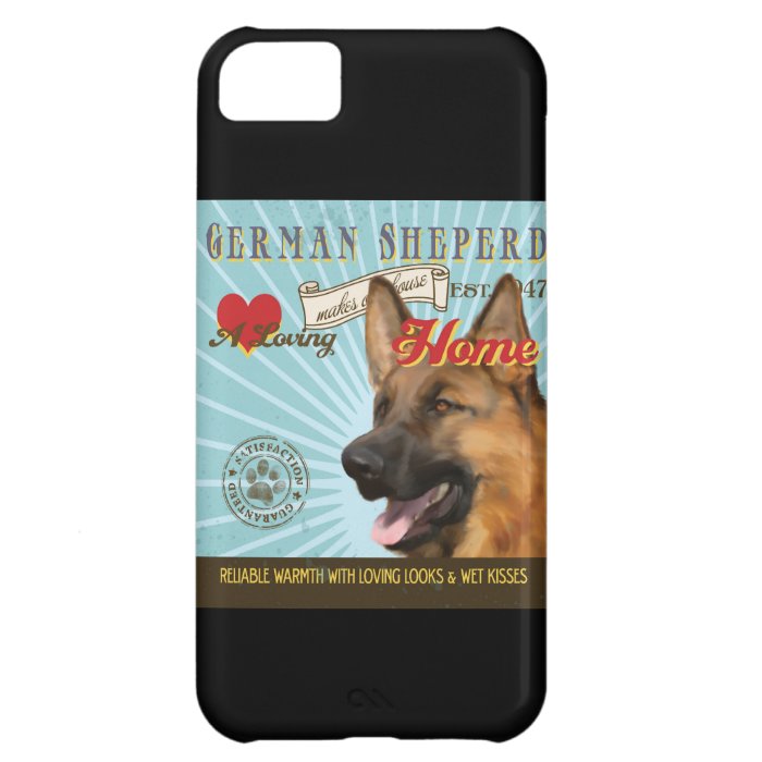 A Loving German Sheperd Makes Our House Home iPhone 5C Covers